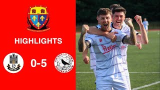 Caerleon 05 Cwmbrân Town  Gwent FA Senior cup  Quarter final highlights [upl. by Whiney530]