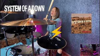 Toxicity  System Of A Down  Drum Cover by Kristina Rybalchenko [upl. by Isdnil]