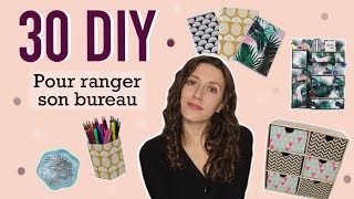 BEST OF  30 DIY pour organiser son bureau [upl. by Tamra828]