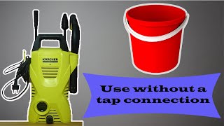 How to use pressure washer without Tap connection [upl. by Annail707]