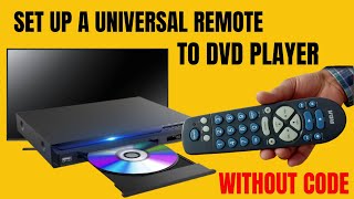 How to program a universal remote For DVD VCD BLURAY VCR no code required [upl. by Meyers]