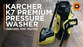 Karcher K7 Premium Full Control Pressure Washer Unboxing and testing [upl. by Amena]