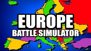 I Created A Europe Battle Simulator [upl. by Bernardi]