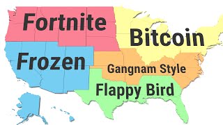 The Top Trending Google Searches in Every US State Throughout the 2010s [upl. by Akoyn435]