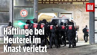 Gefängnismeuterei Polizei stürmt Knast in Thüringen  JVA Untermaßfeld [upl. by O'Mahony]