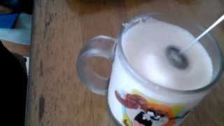 Aerolatte Review Frothing Cold Milk In Under 1 Minute [upl. by Islean]