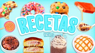 8 RECETAS FACILES Y RAPIDAS QUE NECESITAS PROBAR  SIN HORNO  Tutoriales Belen [upl. by Freeman]