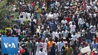 Thousands Rally in Haiti Against President Moise [upl. by Shepard]