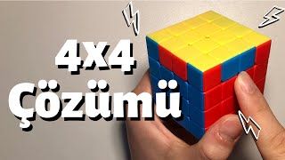 4x4 Rubik Küp Çözümü  4x4 Zeka Küpü Nasıl Çözülür Adım Adım 4x4 Rubiks Cube Çözümü [upl. by Notsirhc]