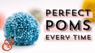 How to Make a PERFECT POM POM Every Time [upl. by Erlewine]